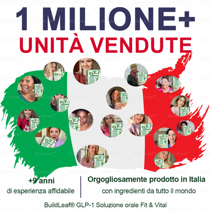 🎁 Solo 5 scatole rimaste! Extra 30% di sconto su 𝐵uil𝗱𝐿ea𝐟® 𝑮𝐿𝑃-1 8-in-1 Oral Liquid! Aiutati a modellare il corpo perfetto e a rimanere in salute. Non perderlo ora, altrimenti dovrai aspettare fino al prossimo anno.