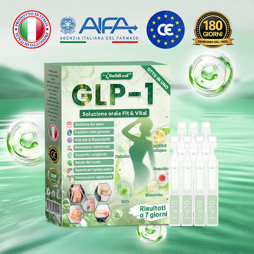 🎁 Solo 5 scatole rimaste! Extra 30% di sconto su 𝐵uil𝗱𝐿ea𝐟® 𝑮𝐿𝑃-1 8-in-1 Oral Liquid! Aiutati a modellare il corpo perfetto e a rimanere in salute. Non perderlo ora, altrimenti dovrai aspettare fino al prossimo anno.