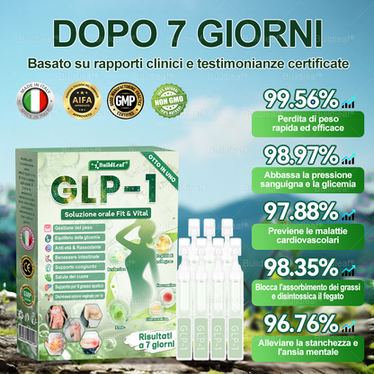 🎁 Solo 5 scatole rimaste! Extra 30% di sconto su 𝐵uil𝗱𝐿ea𝐟® 𝑮𝐿𝑃-1 8-in-1 Oral Liquid! Aiutati a modellare il corpo perfetto e a rimanere in salute. Non perderlo ora, altrimenti dovrai aspettare fino al prossimo anno.